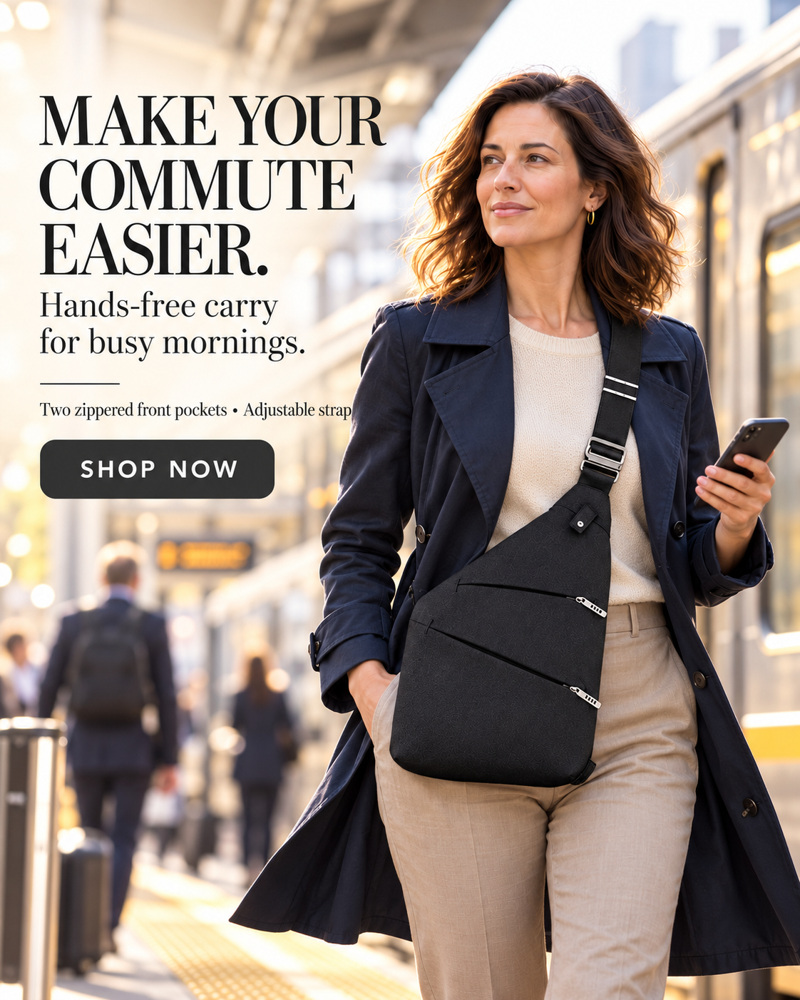 UNISEX- Outdoor Slim Anti-Theft Shoulder Messenger Bag