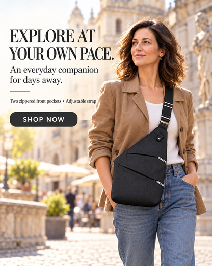 UNISEX- Outdoor Slim Anti-Theft Shoulder Messenger Bag