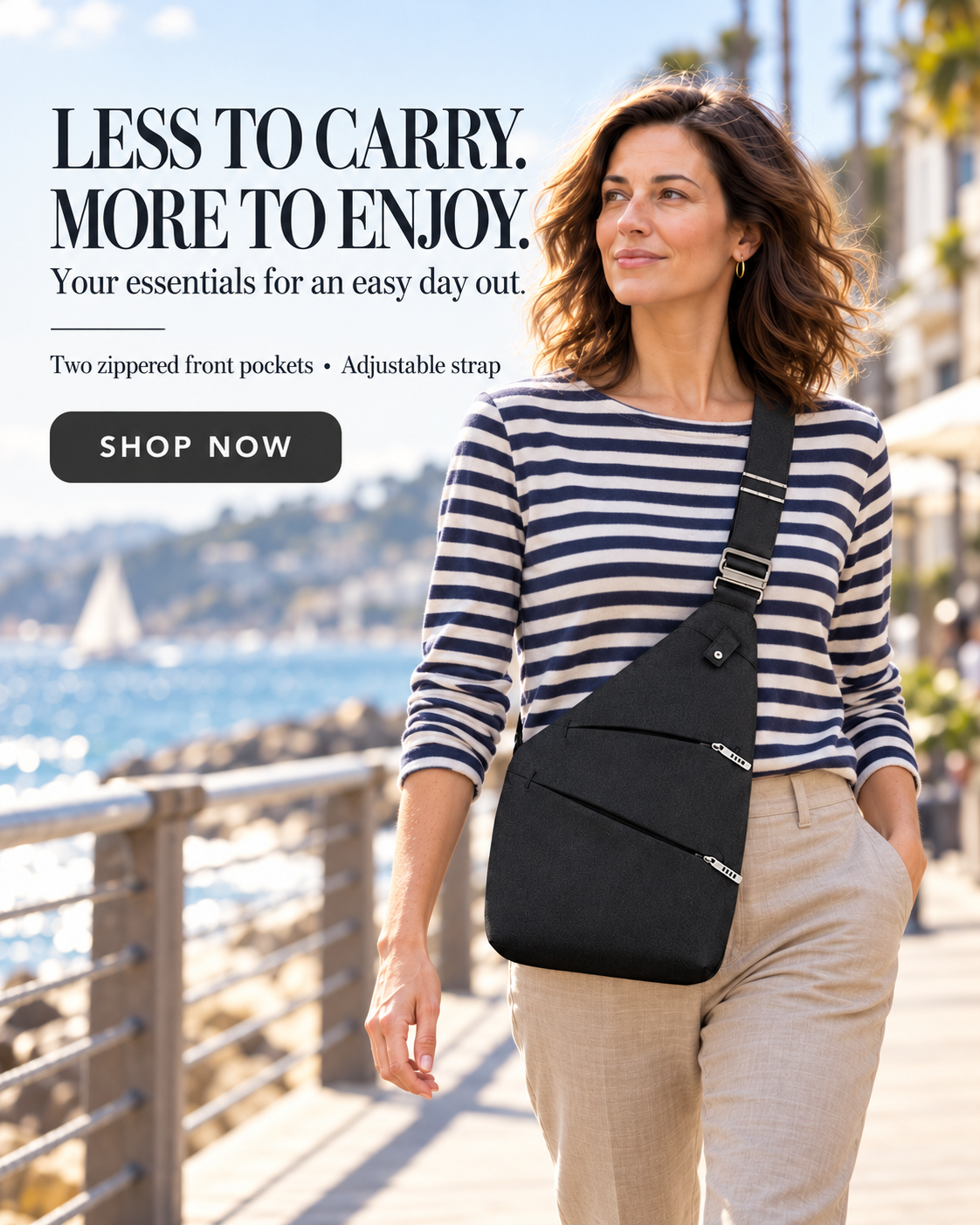 UNISEX- Outdoor Slim Anti-Theft Shoulder Messenger Bag