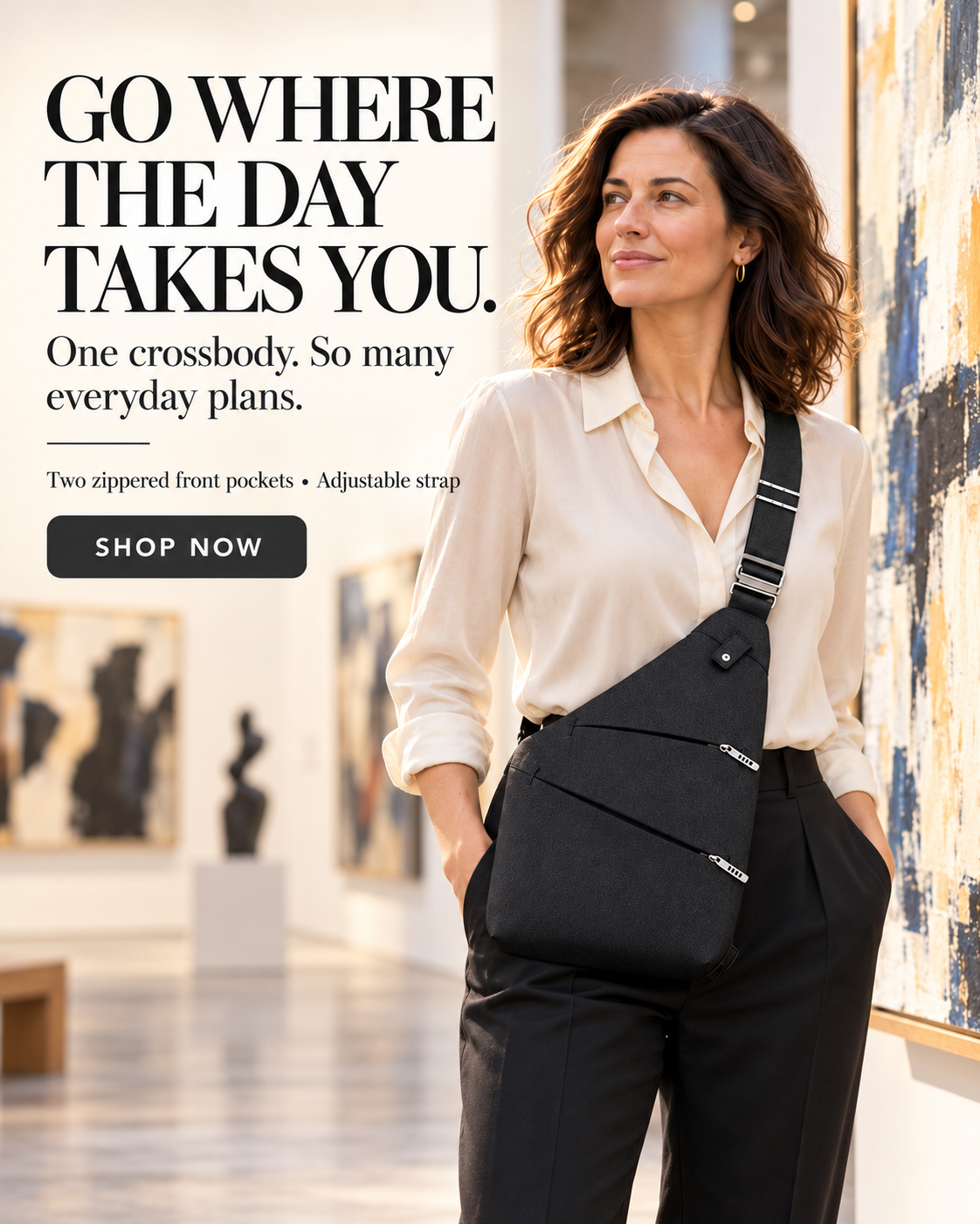 UNISEX- Outdoor Slim Anti-Theft Shoulder Messenger Bag